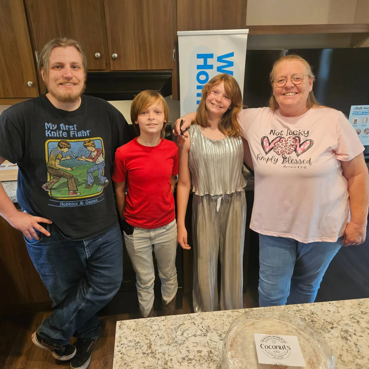 BRENDA M. welcome home image