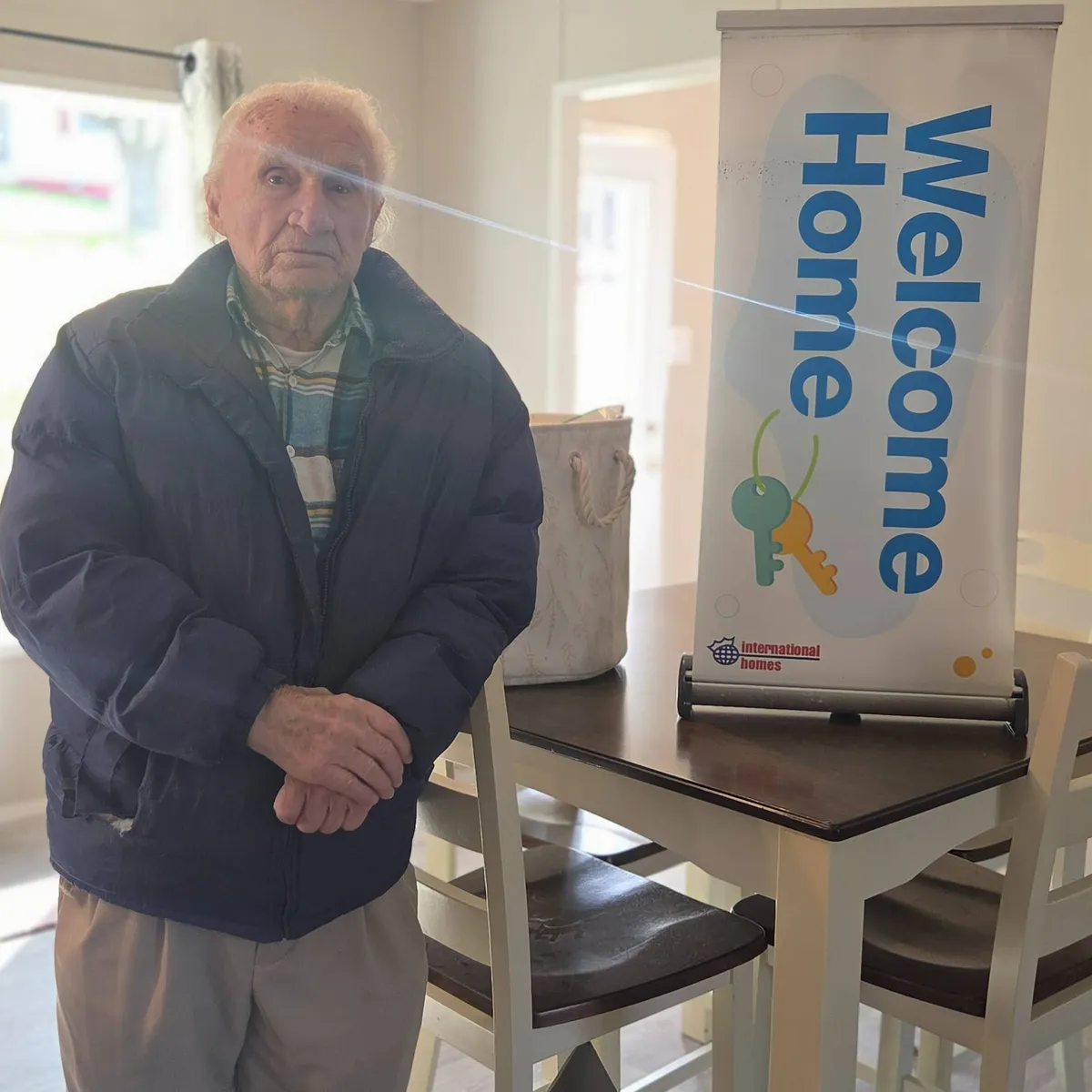 GEORGE T. welcome home image