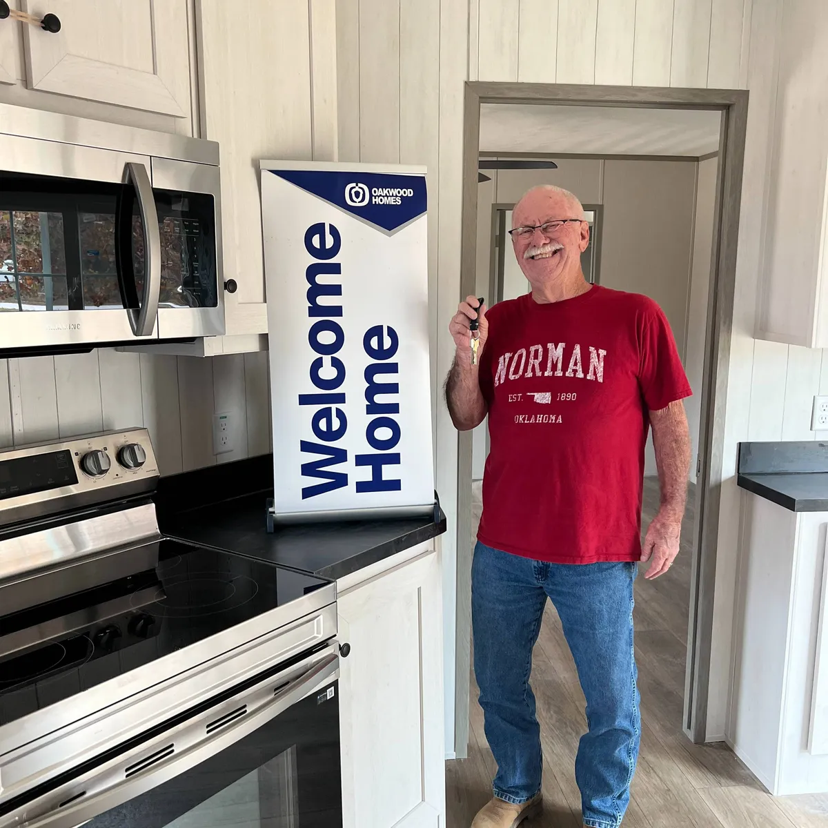 AARON F. welcome home image