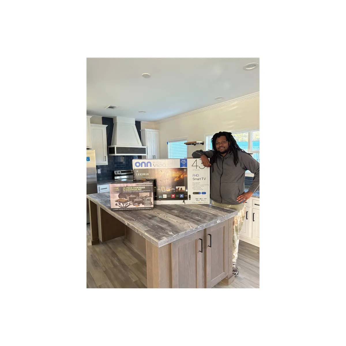 Devontae W. welcome home image