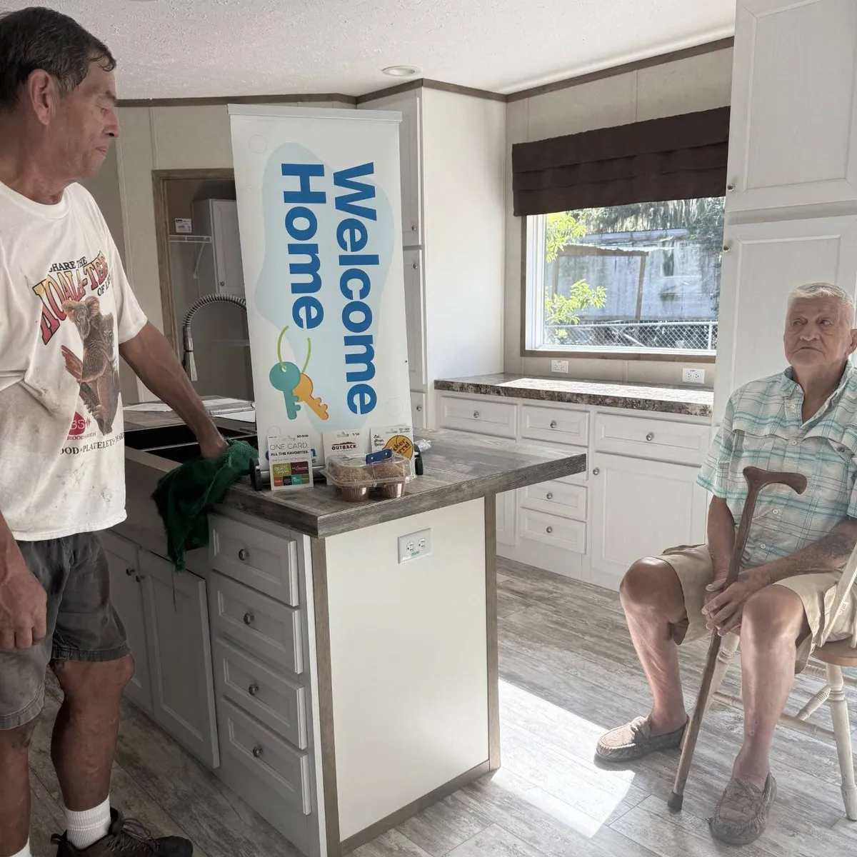 DAVID I. welcome home image