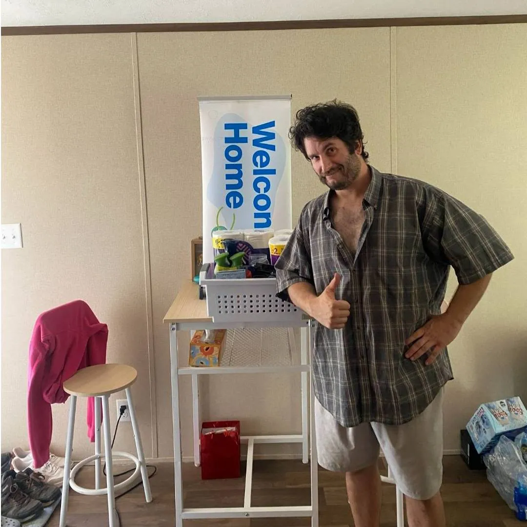 CLINTON B. welcome home image