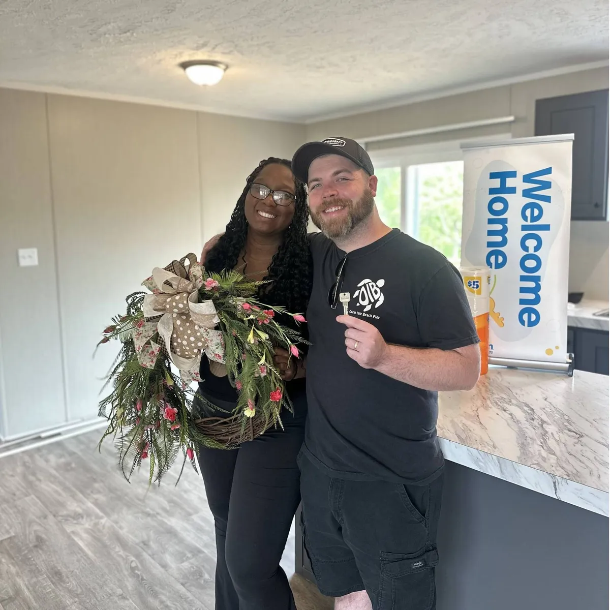 Caleb R. welcome home image