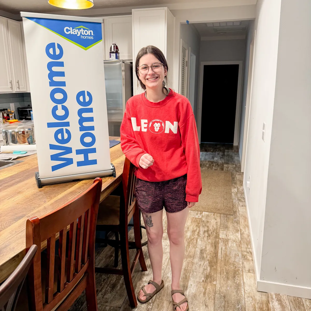 SARAH M. welcome home image