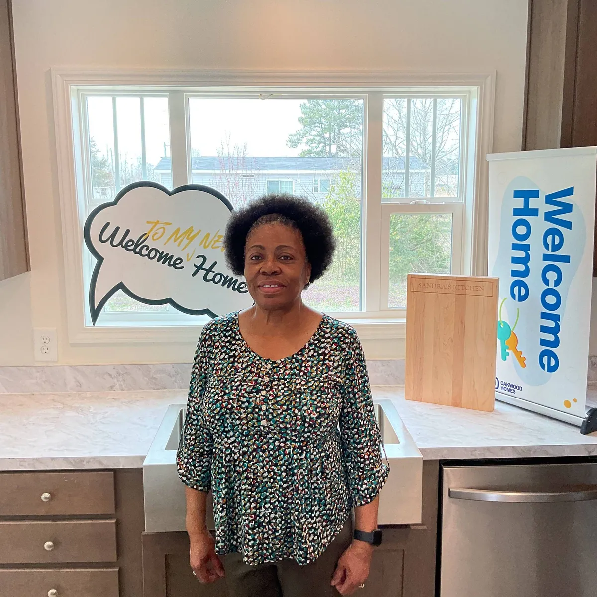 SANDRA F. welcome home image