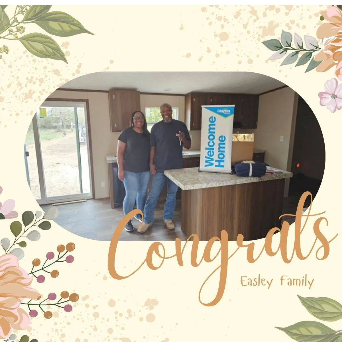 Roderick E. welcome home image