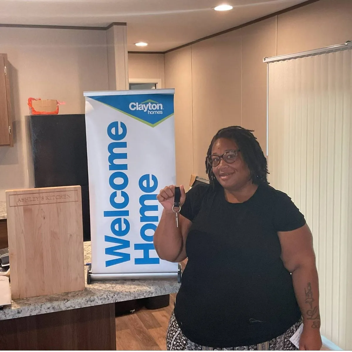 ASHLEY P. welcome home image