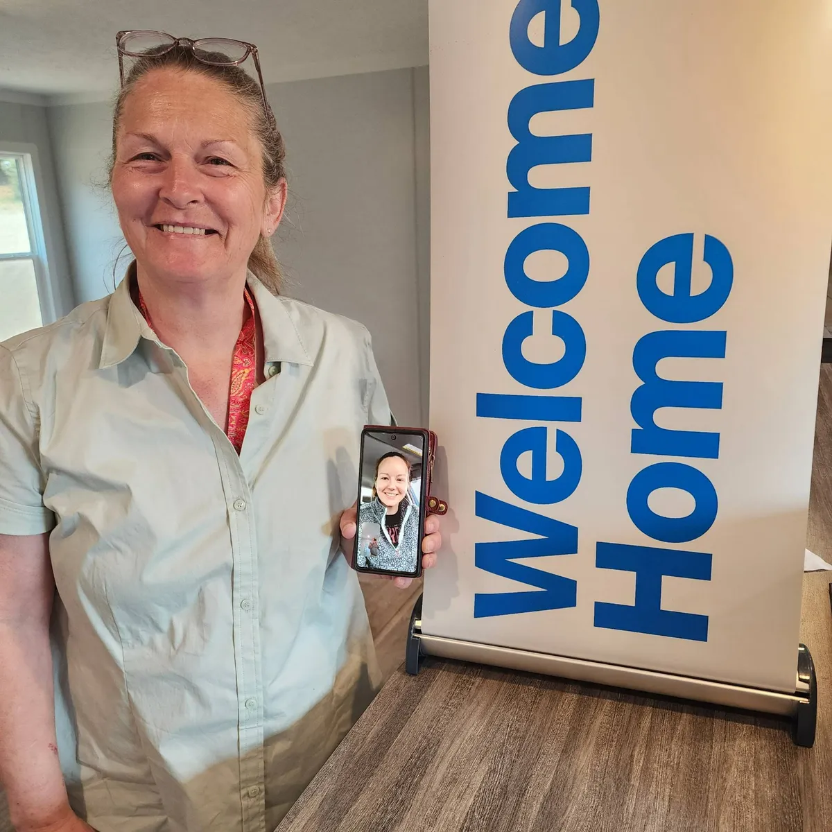 PAMELA M. welcome home image