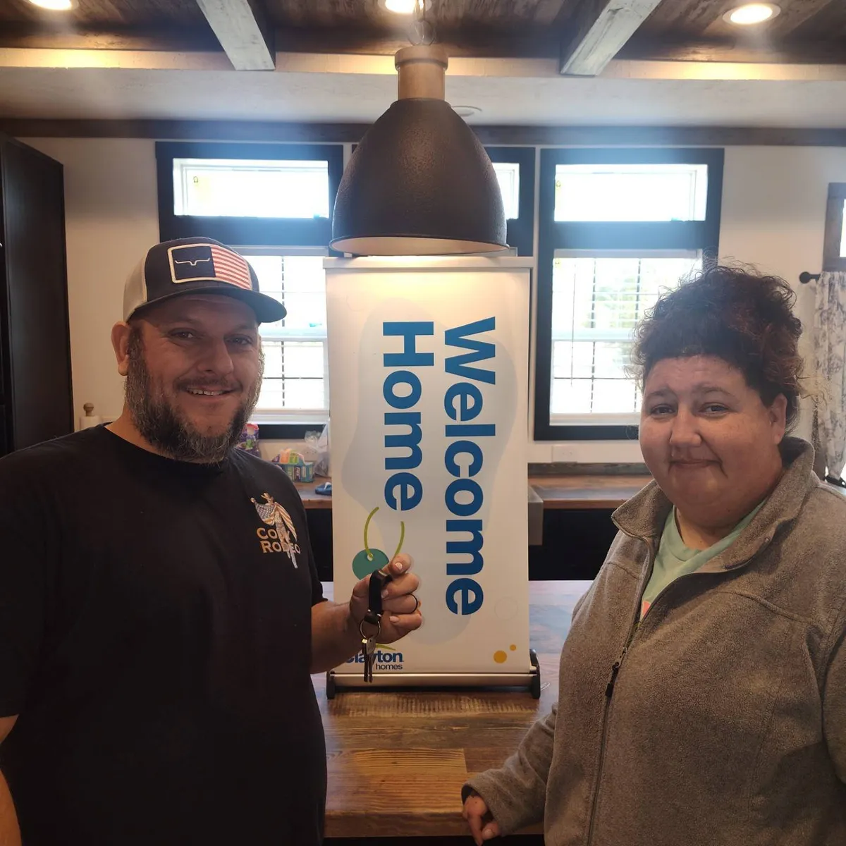 CLAYTON B. welcome home image