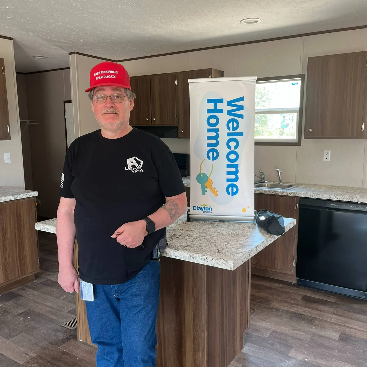 WILLIAM G. welcome home image