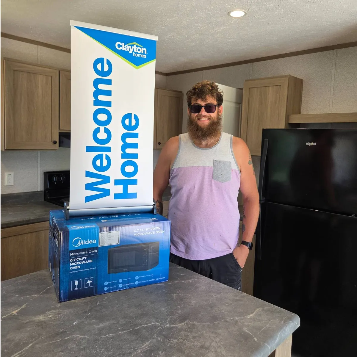 Kenneth T. welcome home image