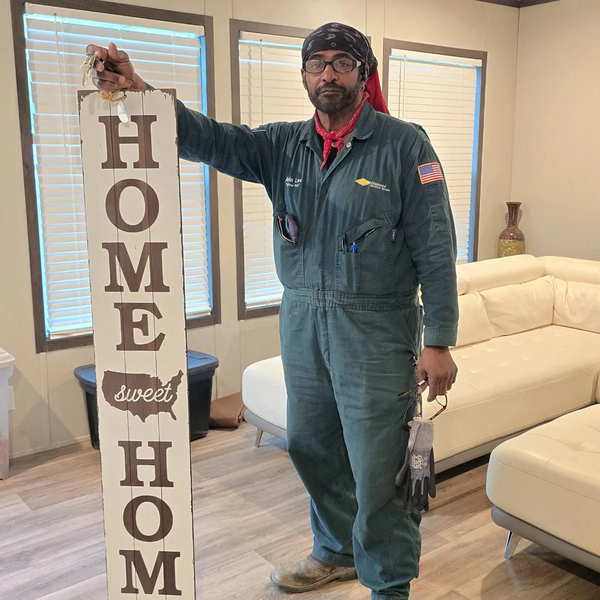 ALVIN L. welcome home image