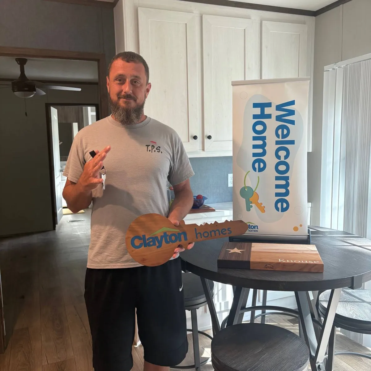 CLINTON K. welcome home image