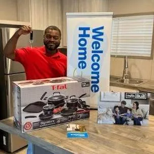 Christopher B. welcome home image