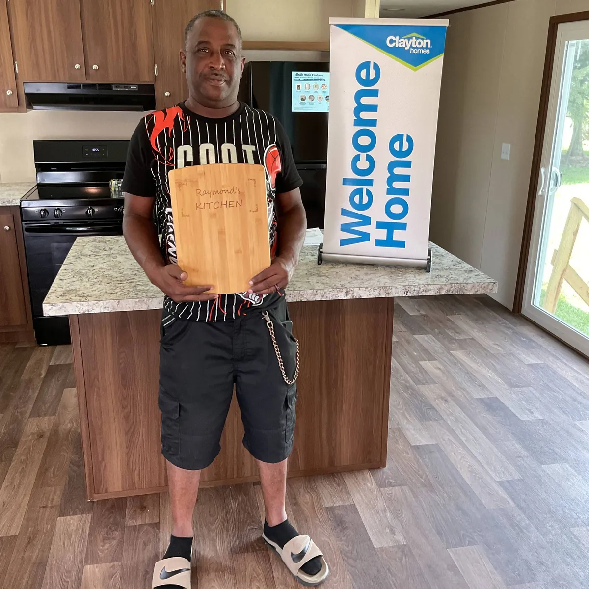 Raymond F. welcome home image