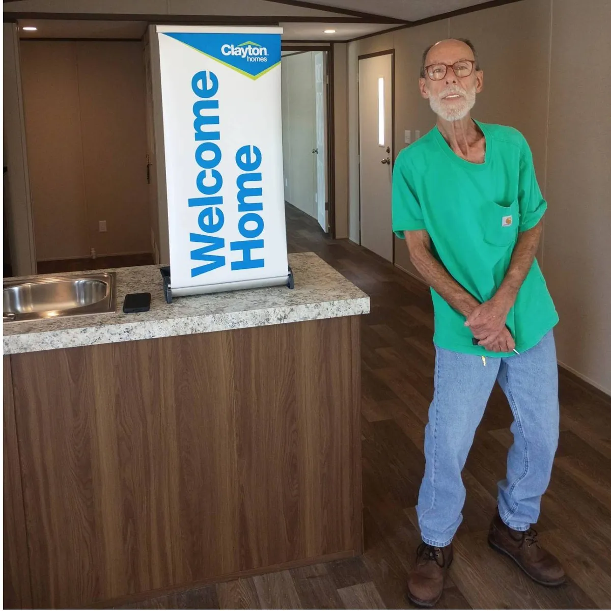 THOMAS F. welcome home image