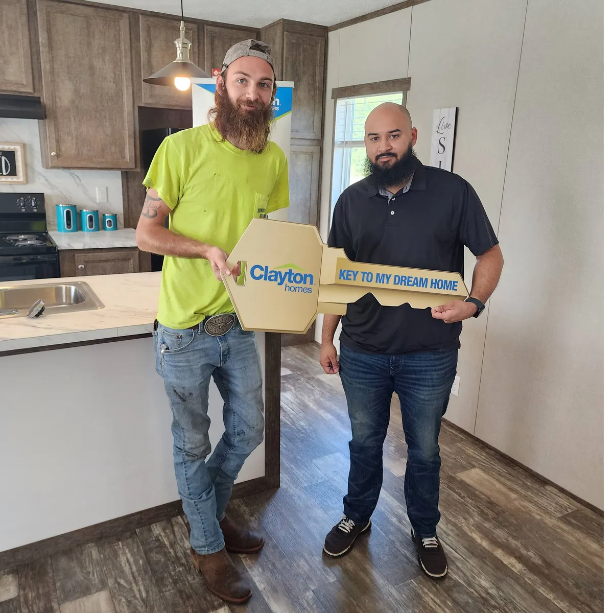 AARON B. welcome home image