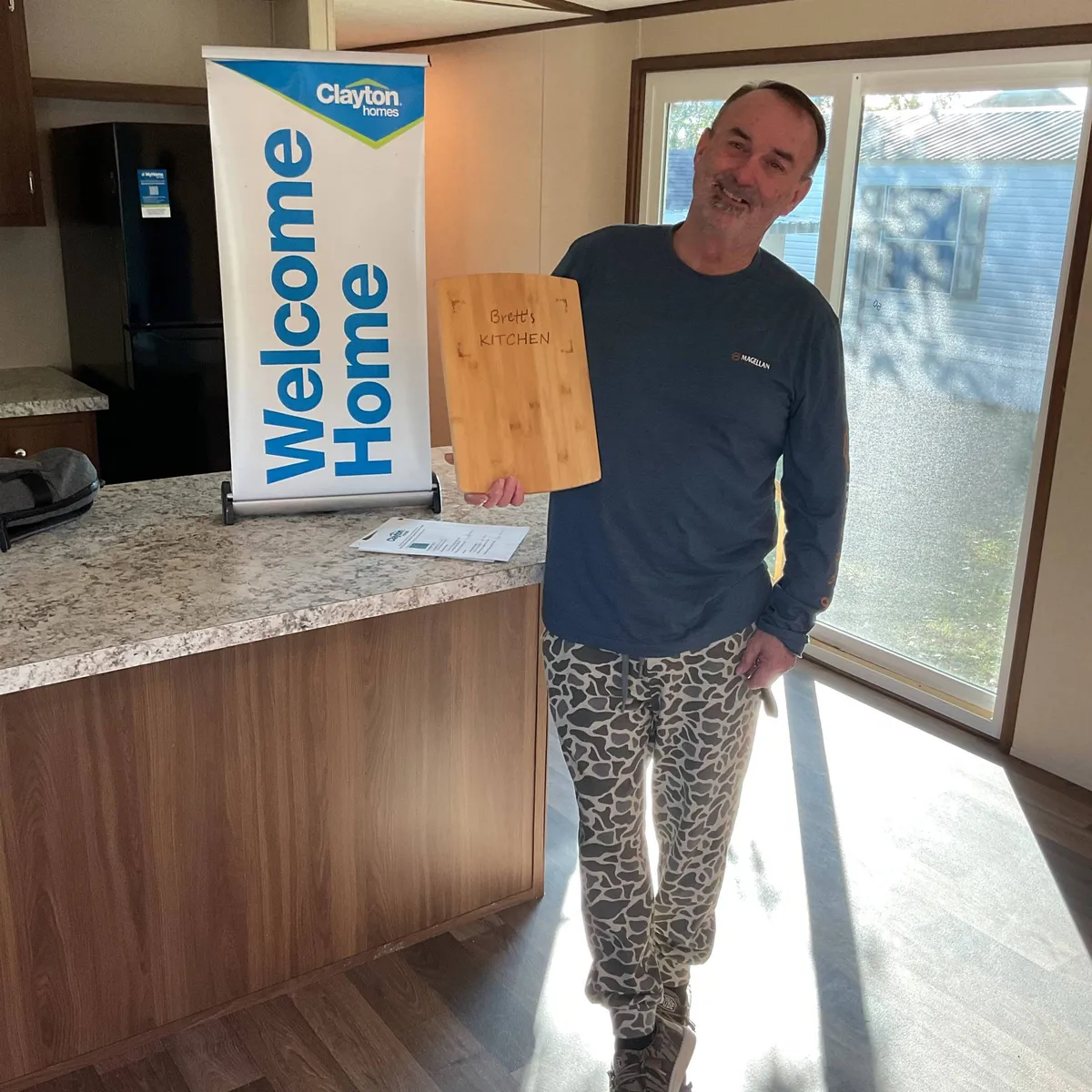 Brett T. welcome home image