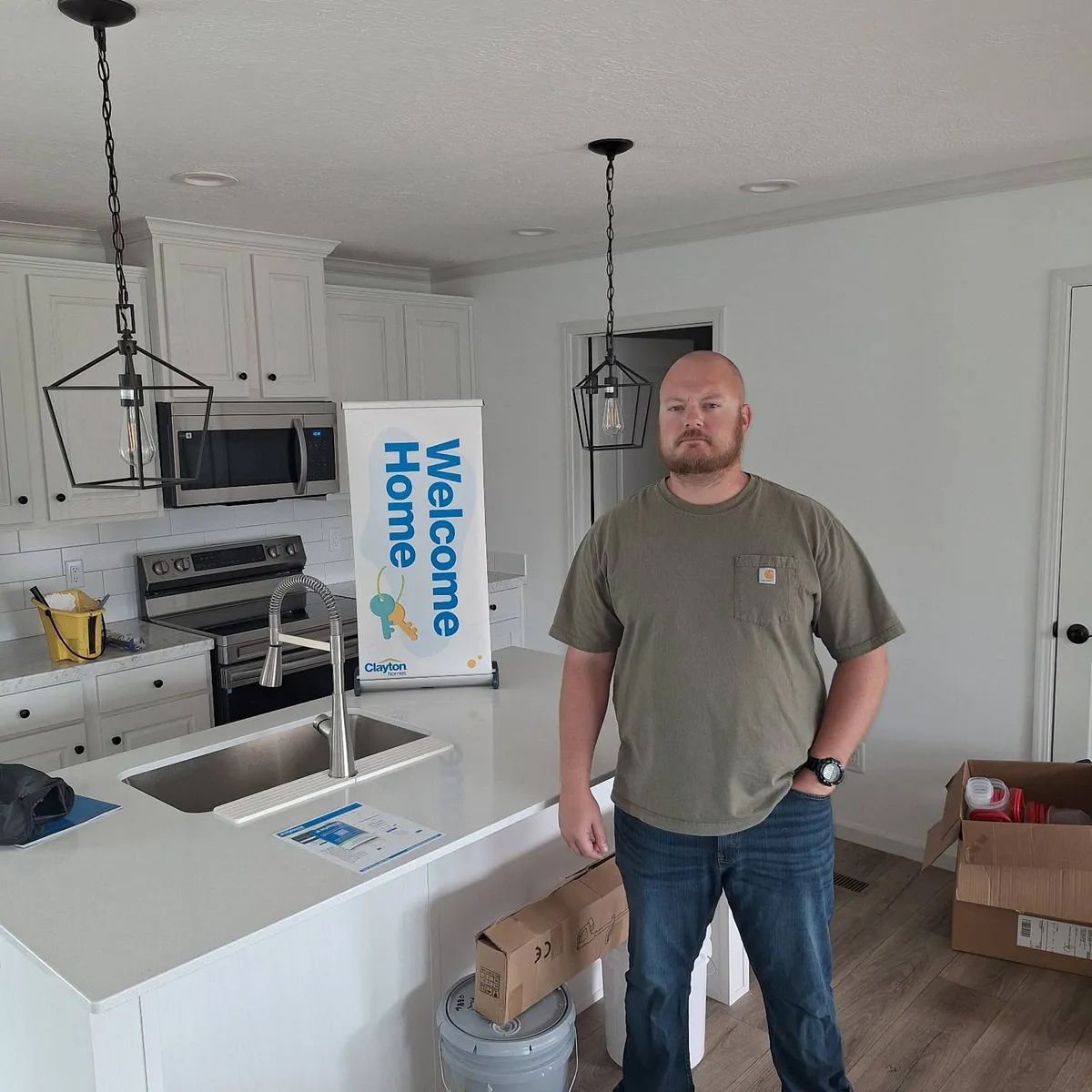 TREVOR M. welcome home image