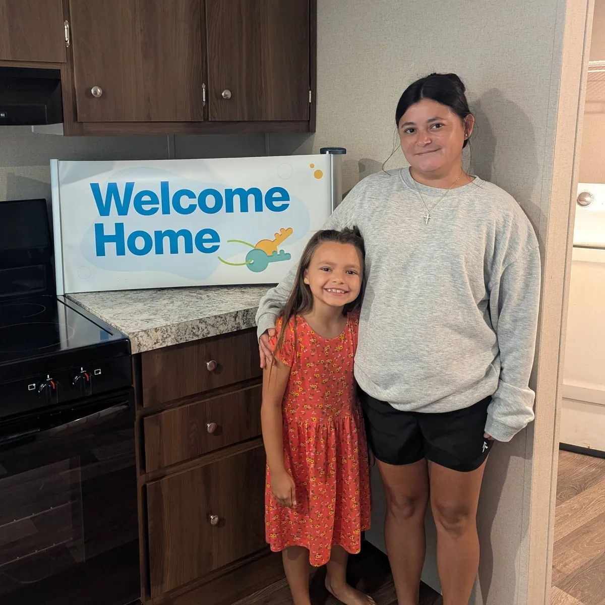 CLARENCE O. welcome home image