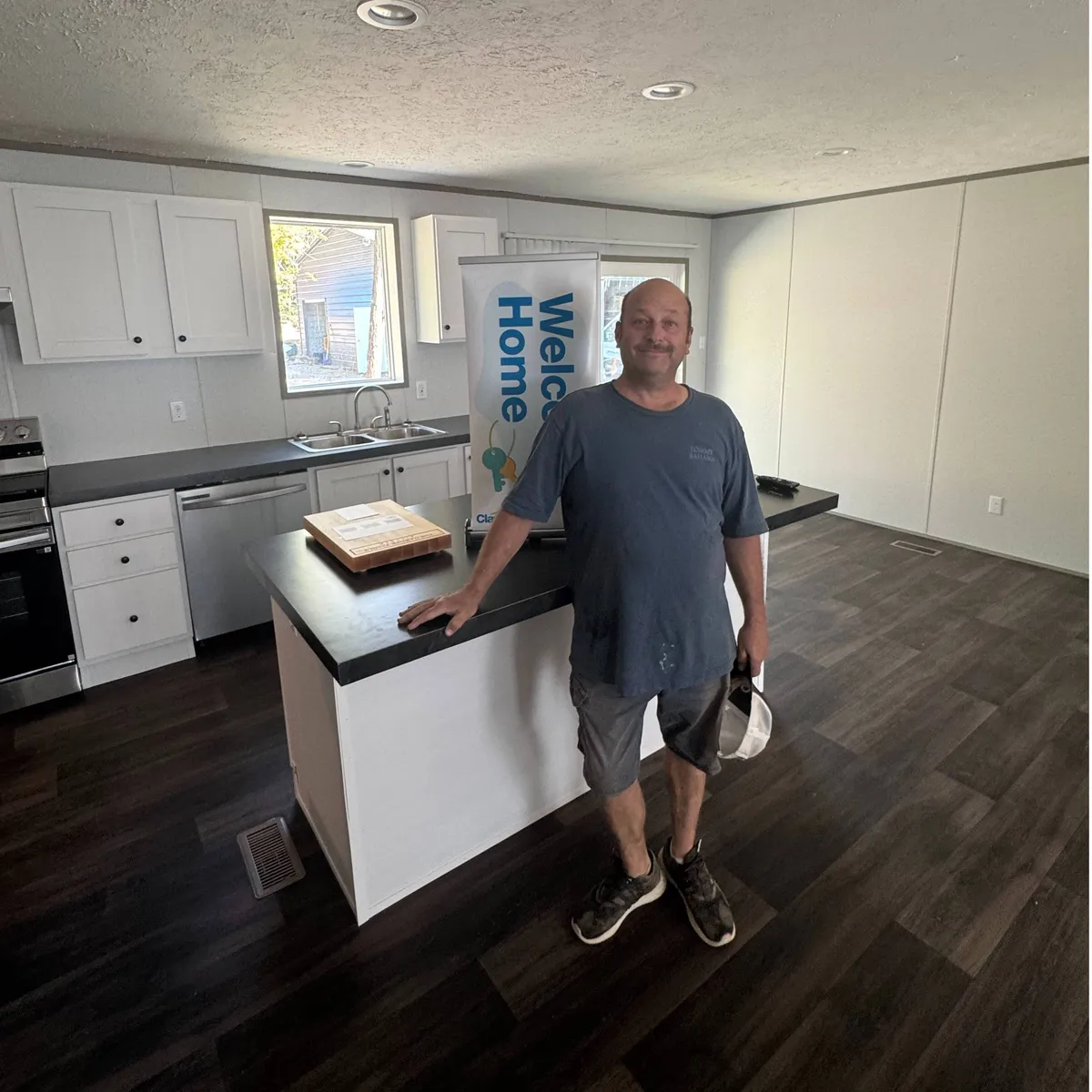 ELMER G. welcome home image