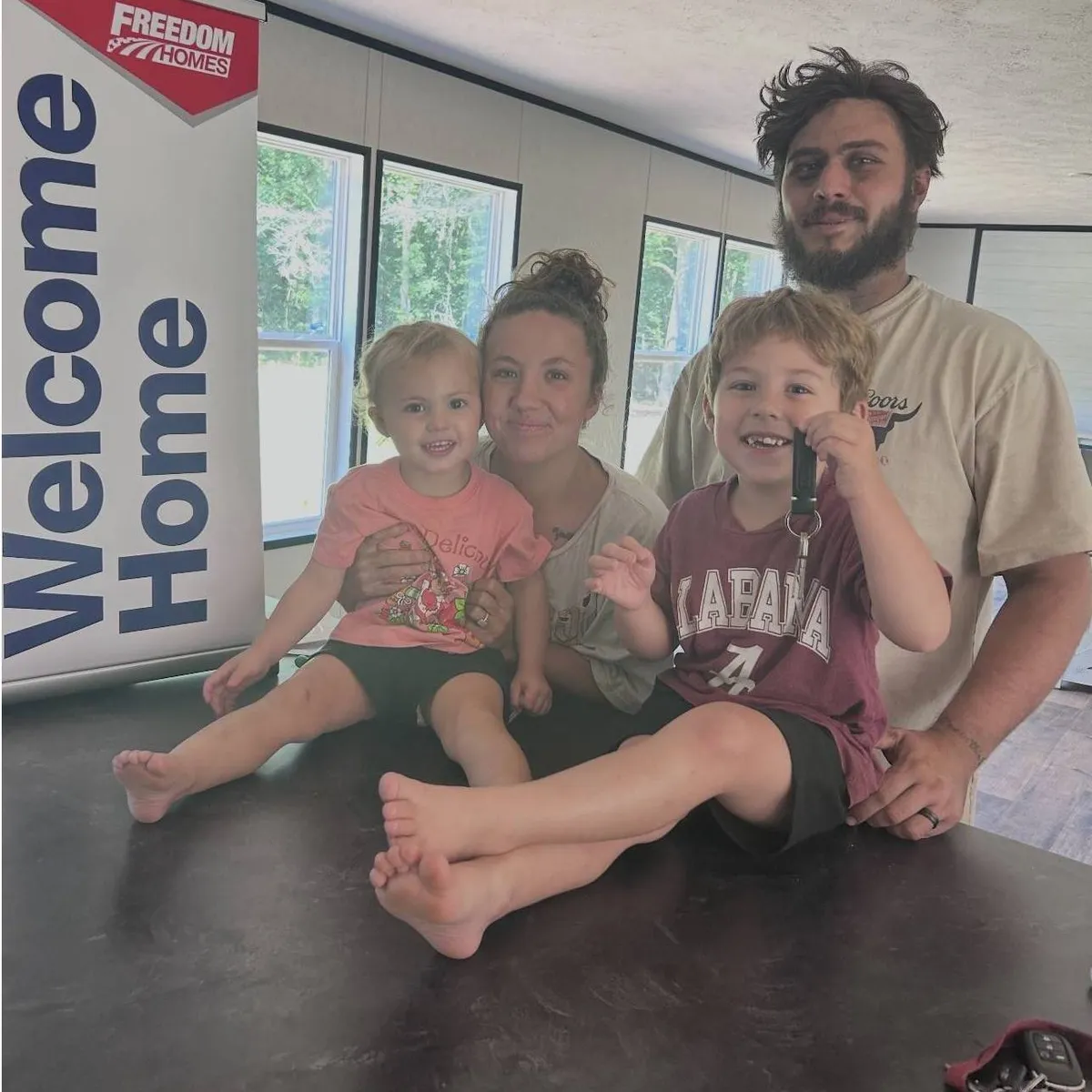 Hunter W. welcome home image