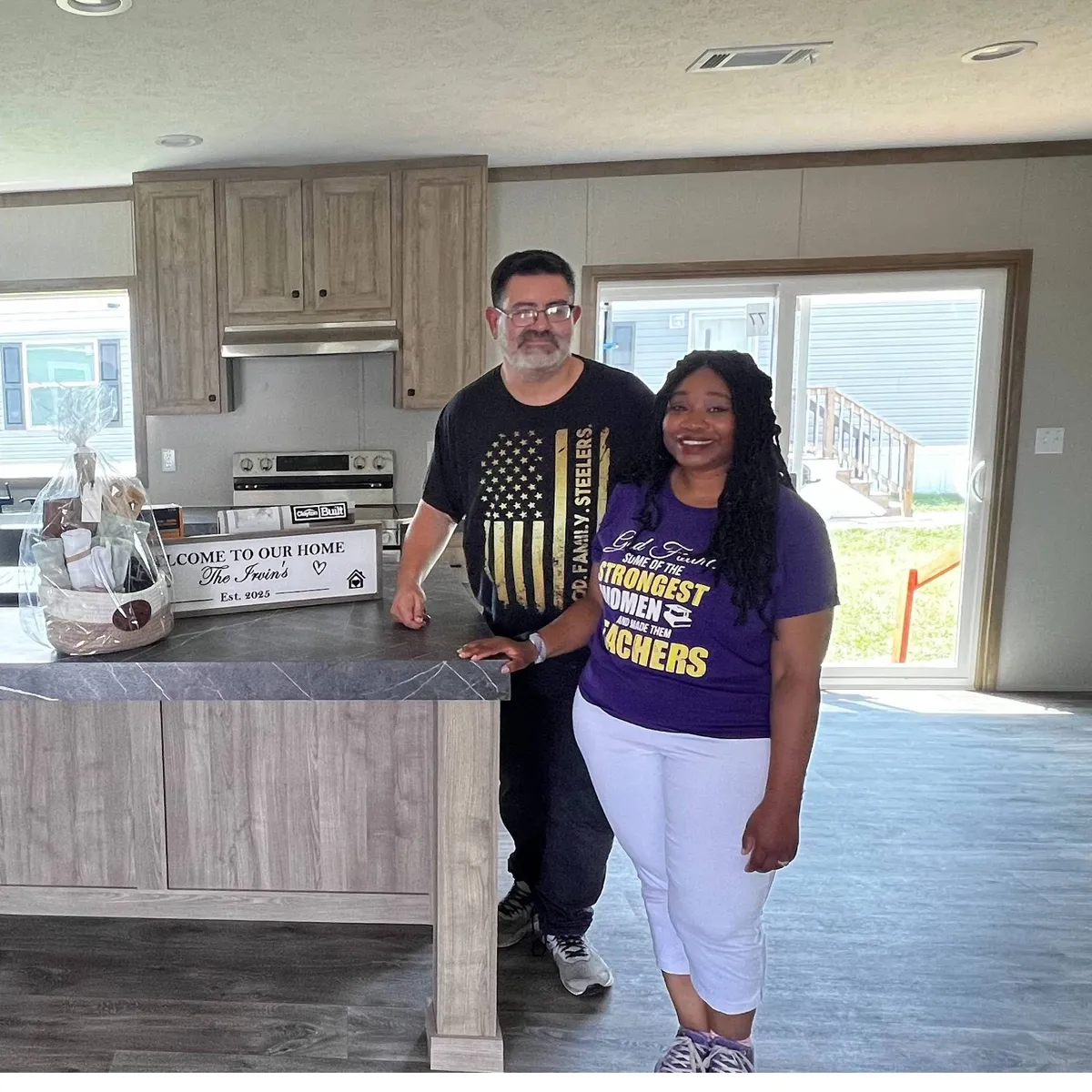 GERALD I. welcome home image