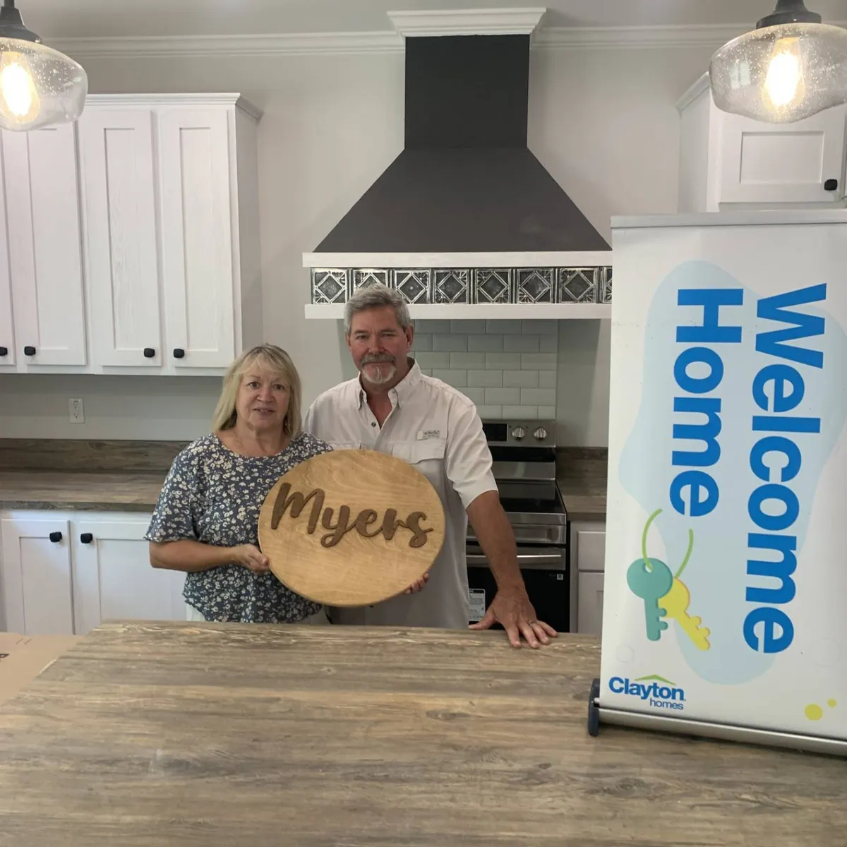 HUGH M. welcome home image