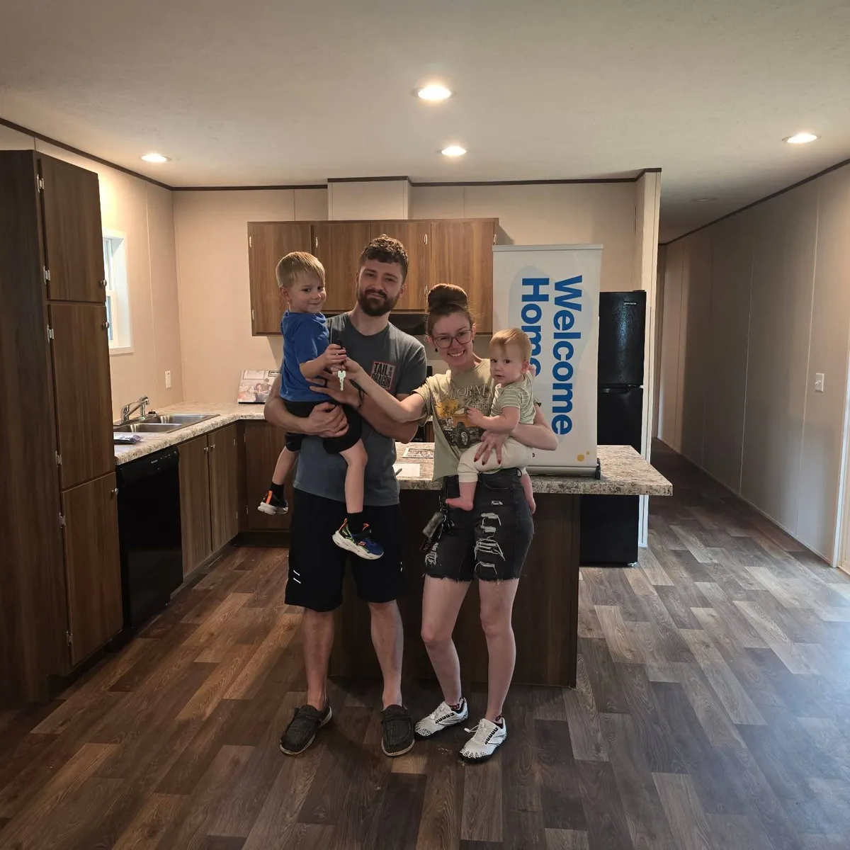 AARON E. welcome home image