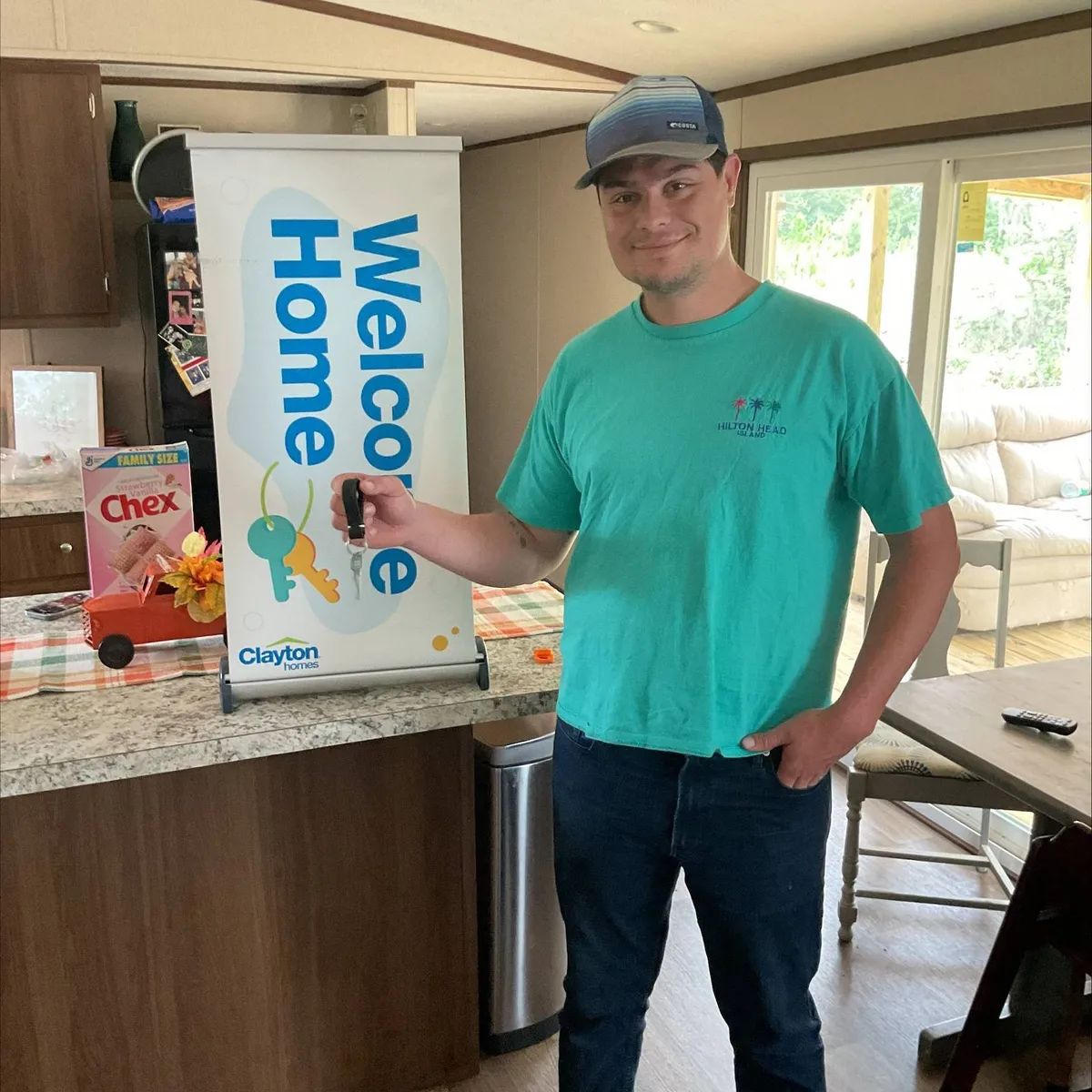 JAMES P. welcome home image