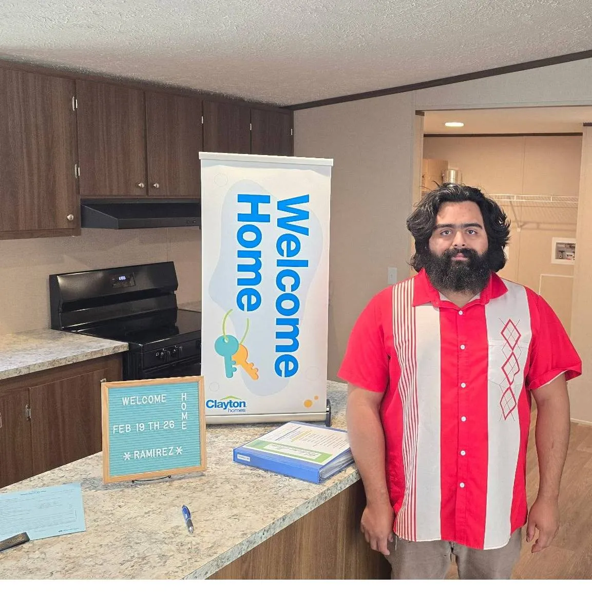 MARVIN R. welcome home image