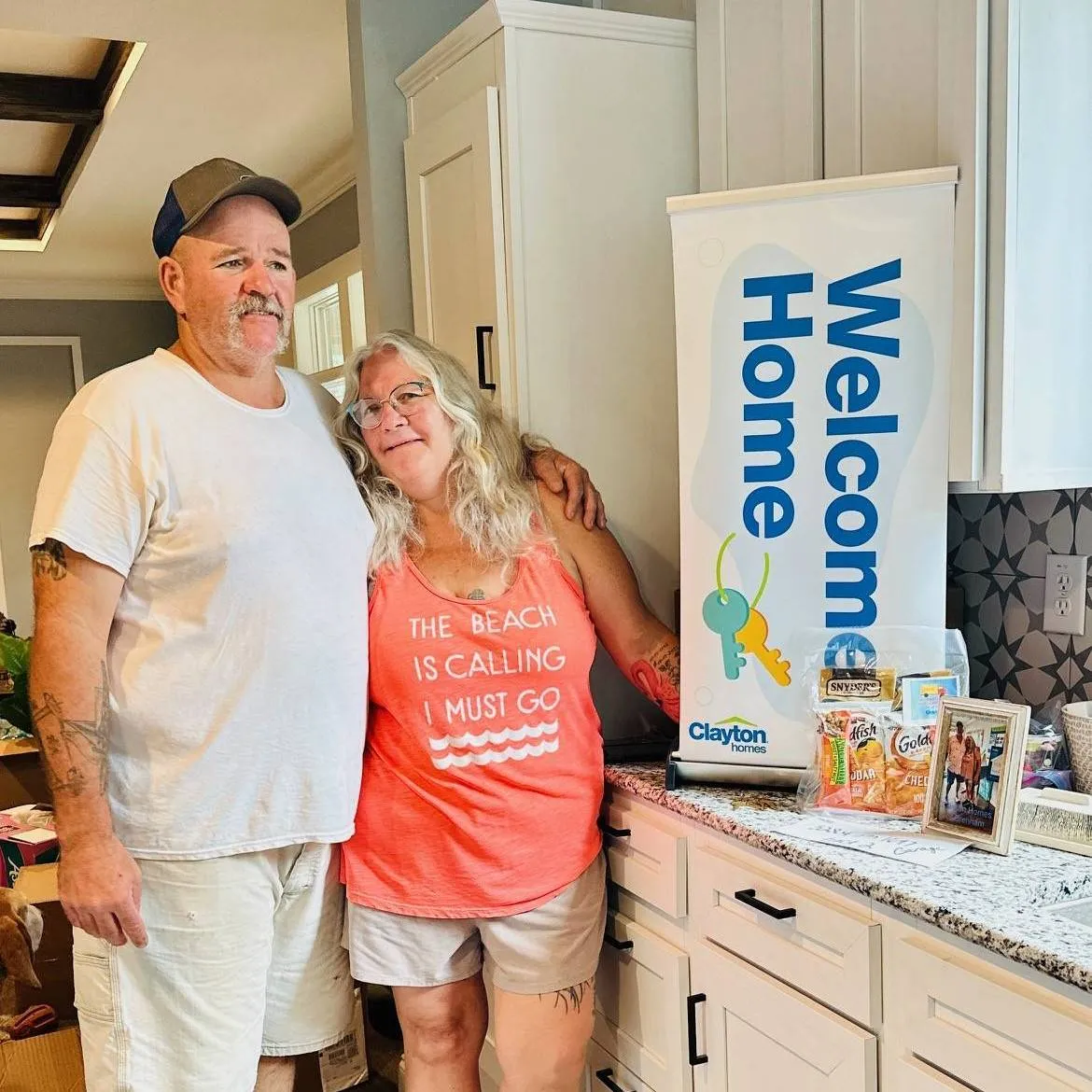 Michael Eugene P. welcome home image