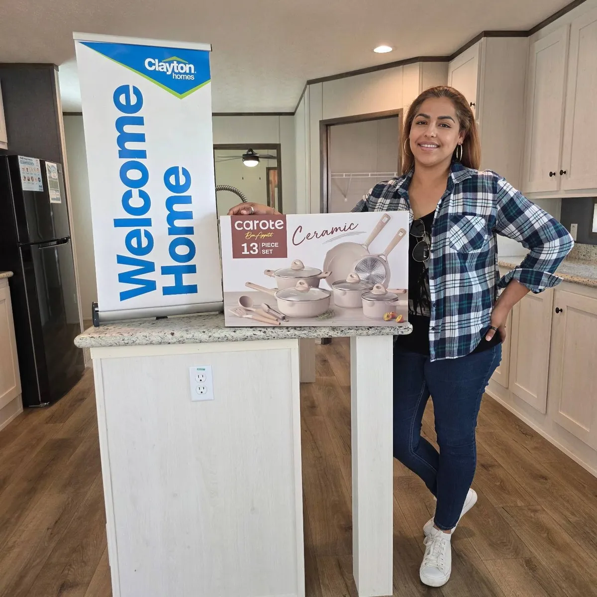 Claudia P. welcome home image