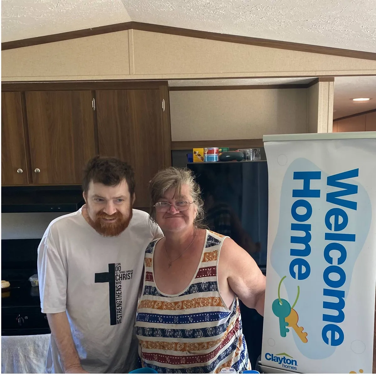 DAVID E. welcome home image