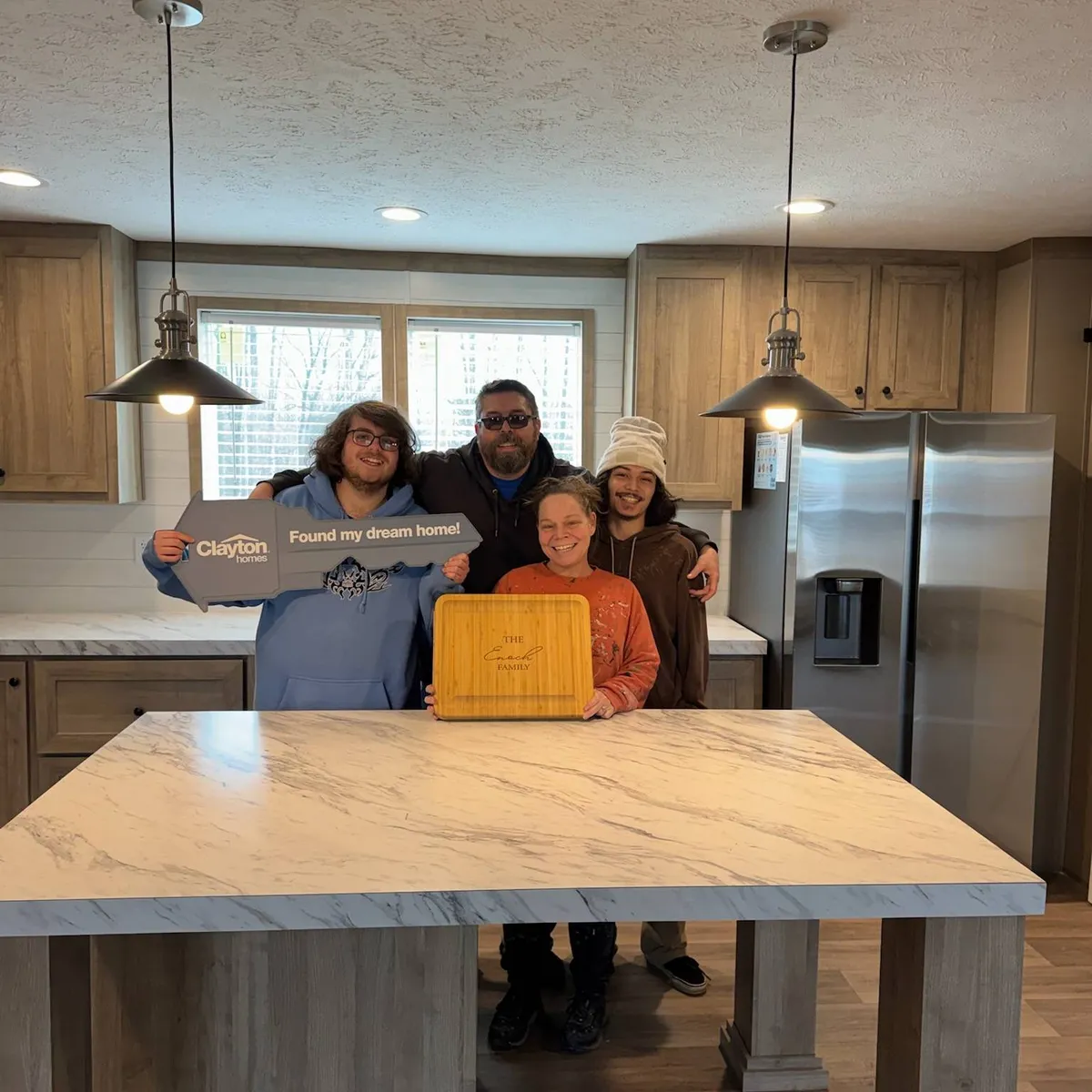 Christopher E. welcome home image