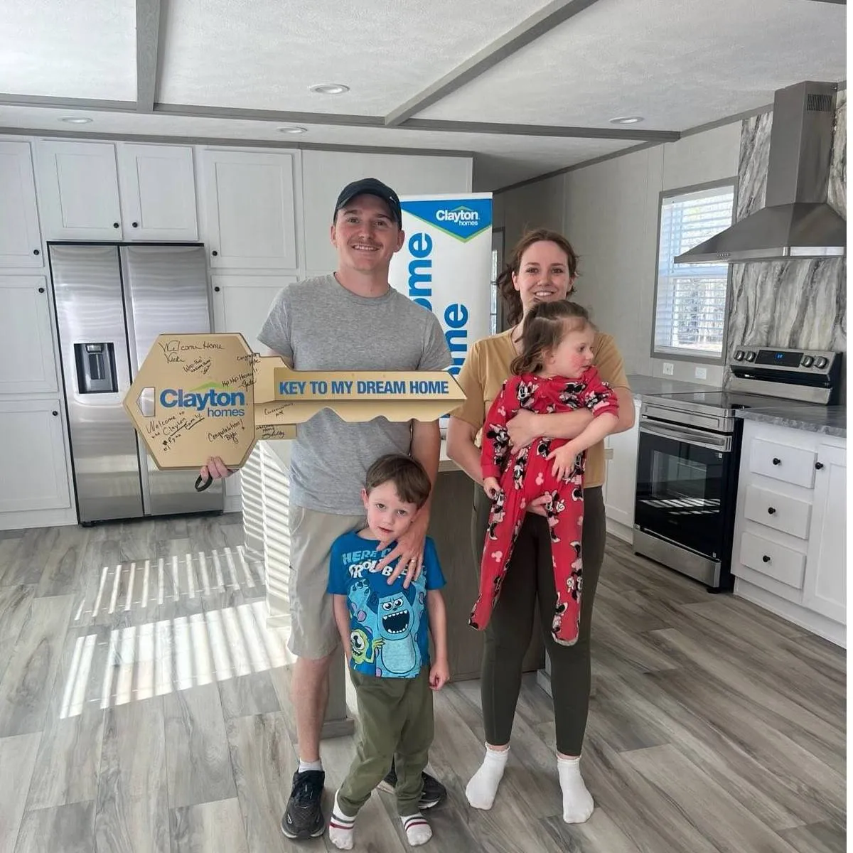 Michael P. welcome home image