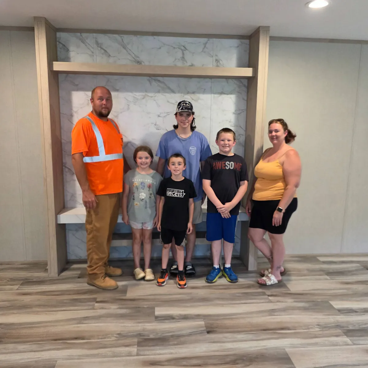 PATRICK M. welcome home image