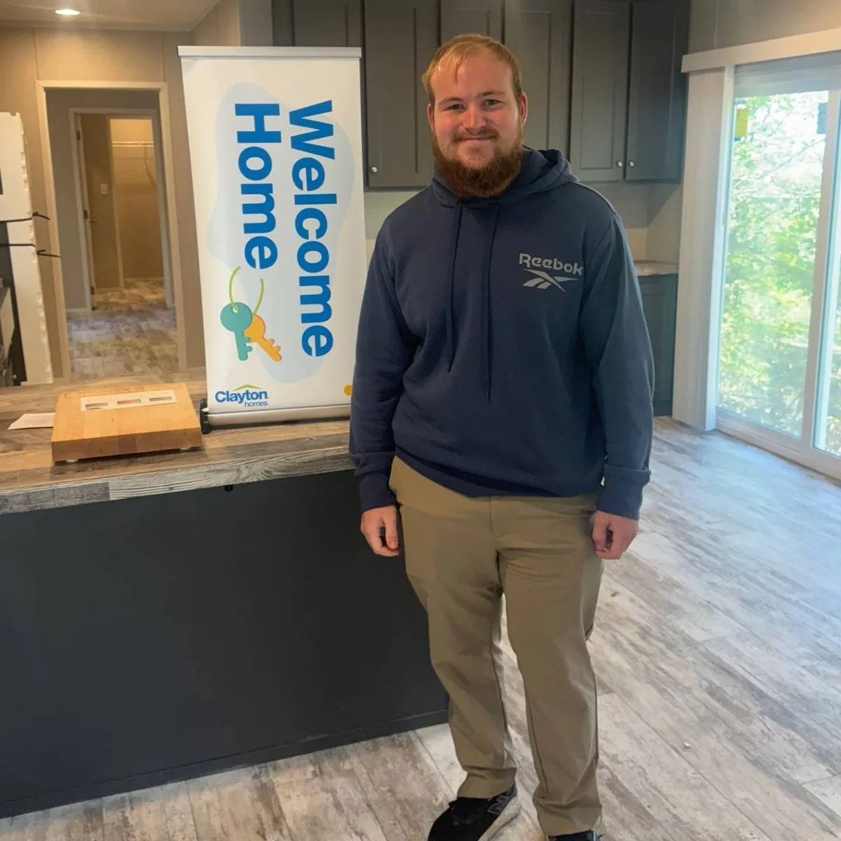 Hunter C. welcome home image