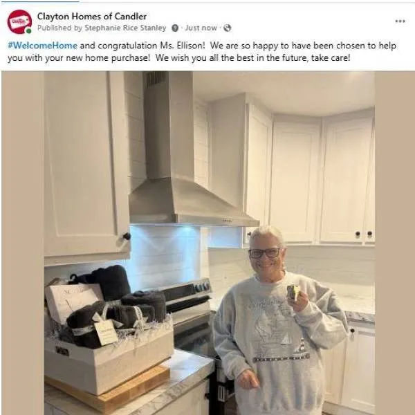 JUDY L. welcome home image