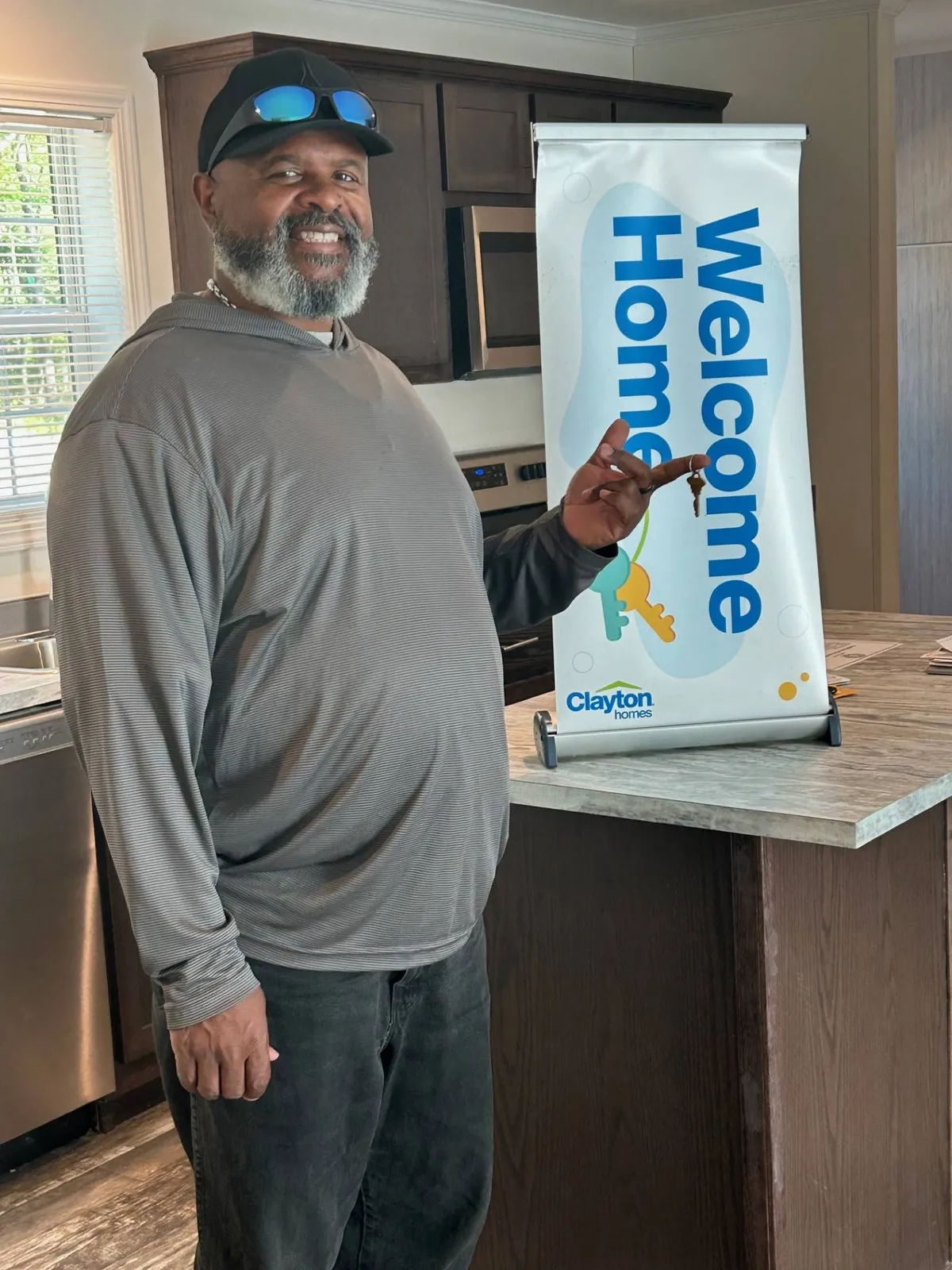 Joseph M P. welcome home image