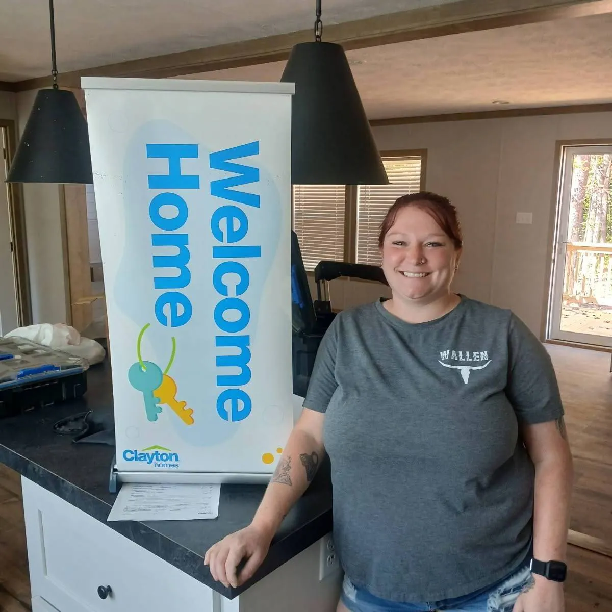 Michael P. welcome home image