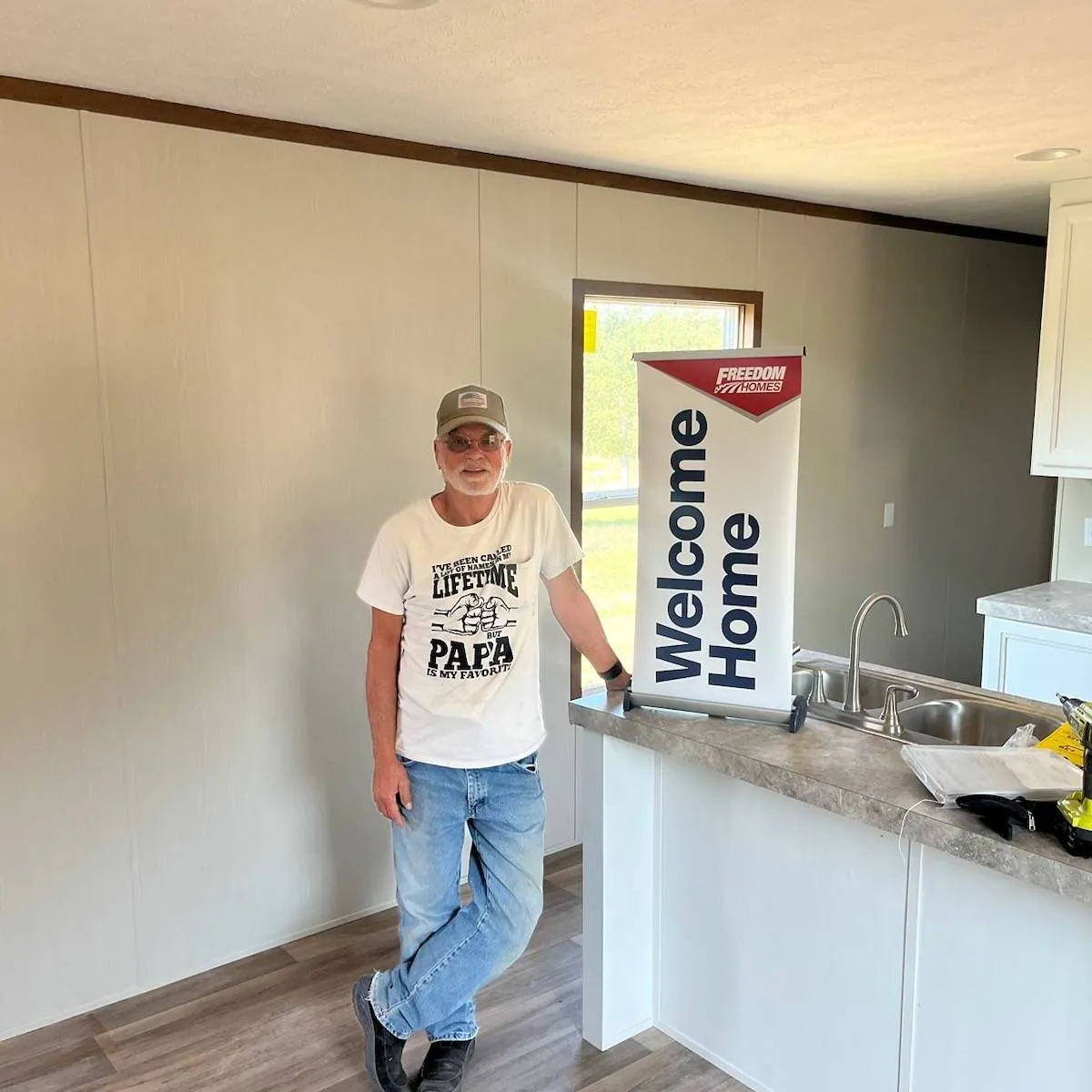 CHARLES A. welcome home image