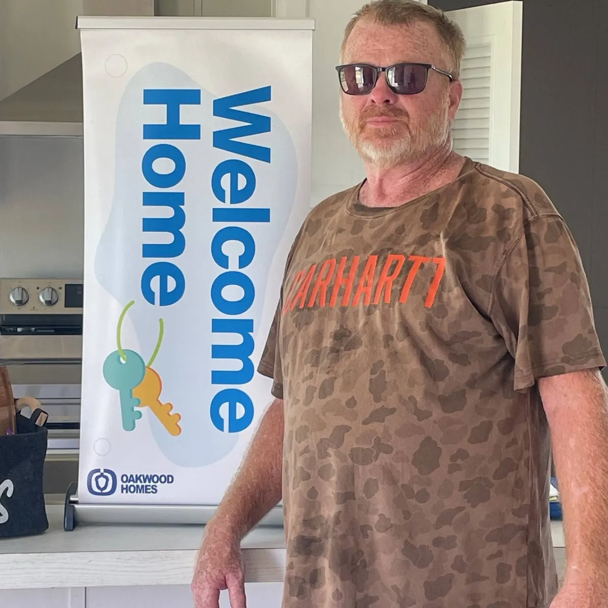 DAVID P. welcome home image