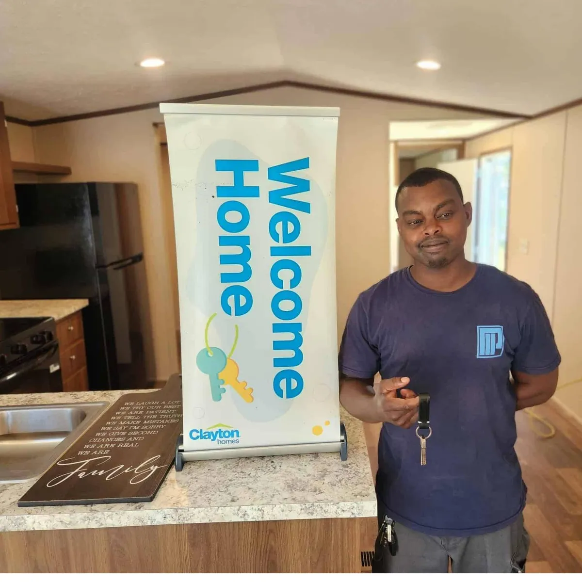 TIMOTHY B. welcome home image