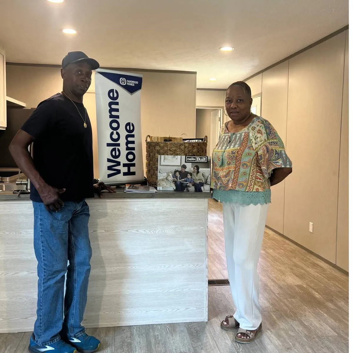 CLYDE P. welcome home image