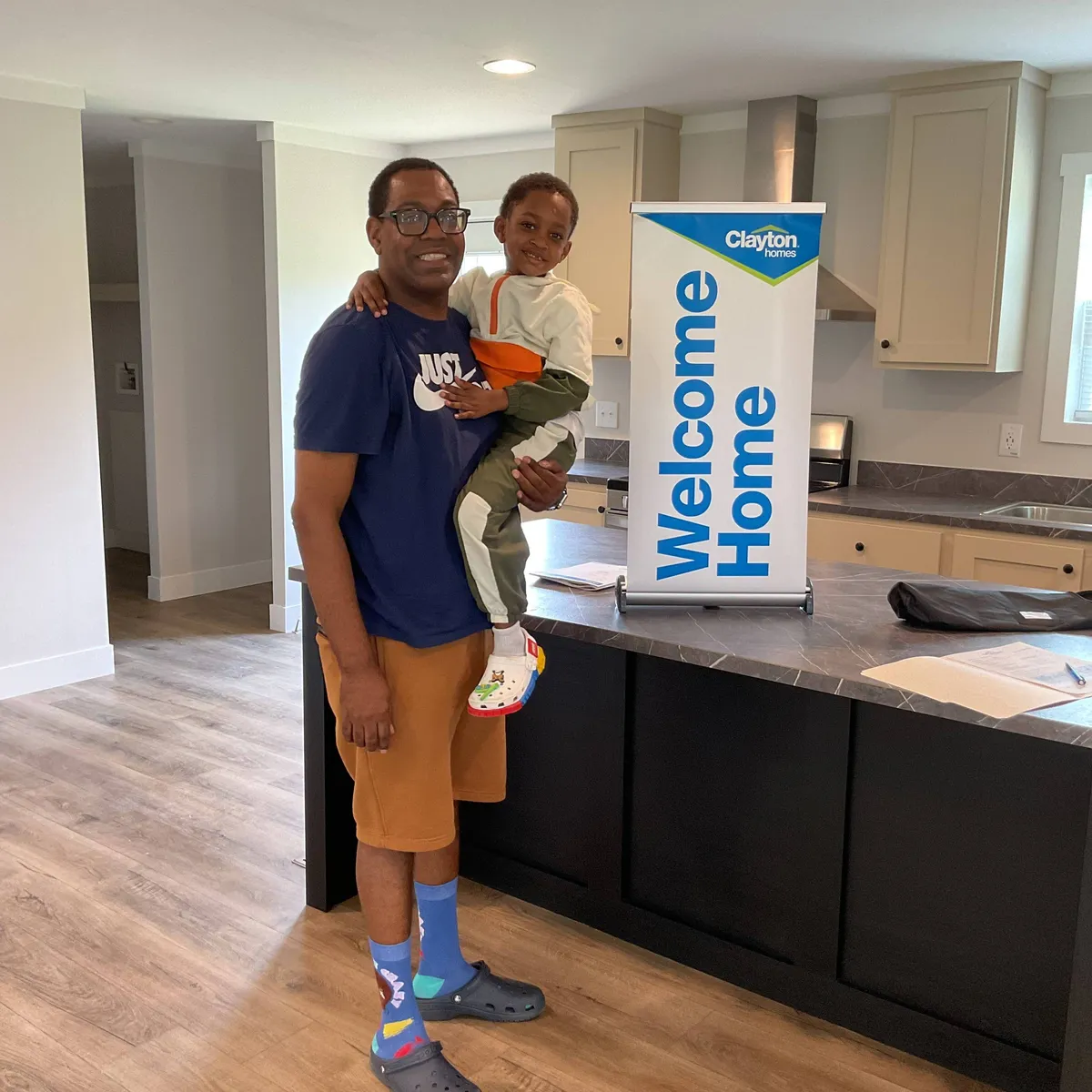 Datren P. welcome home image