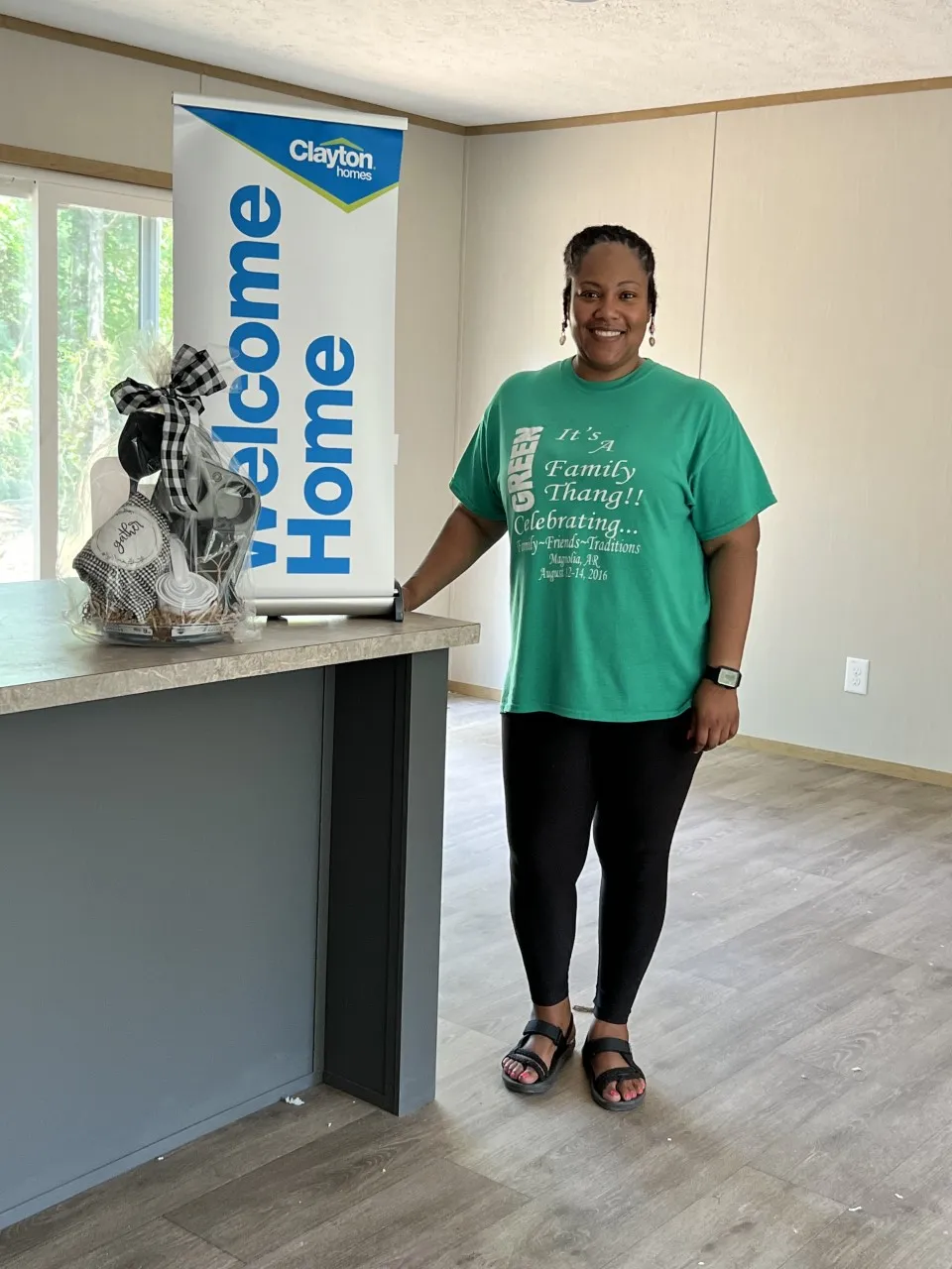 LATUNYA T. welcome home image