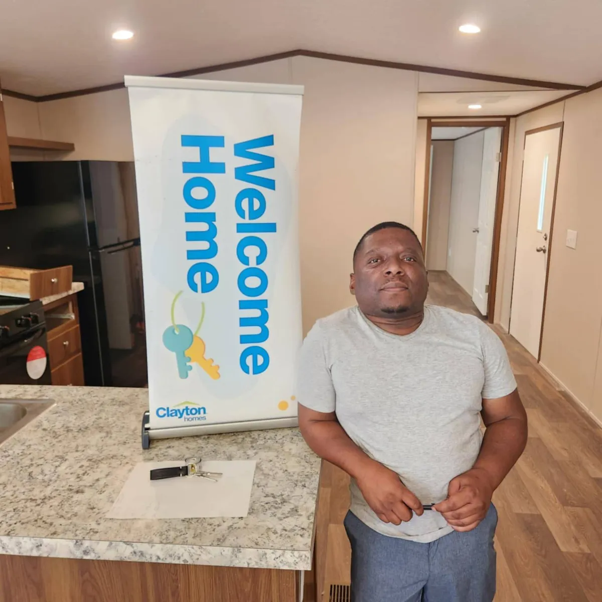 DEREK K. welcome home image