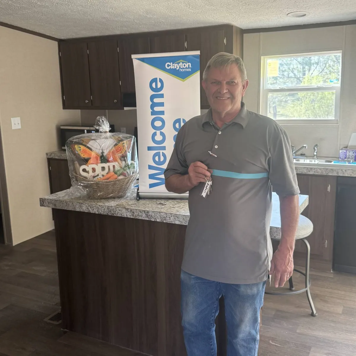 Wesley B. welcome home image