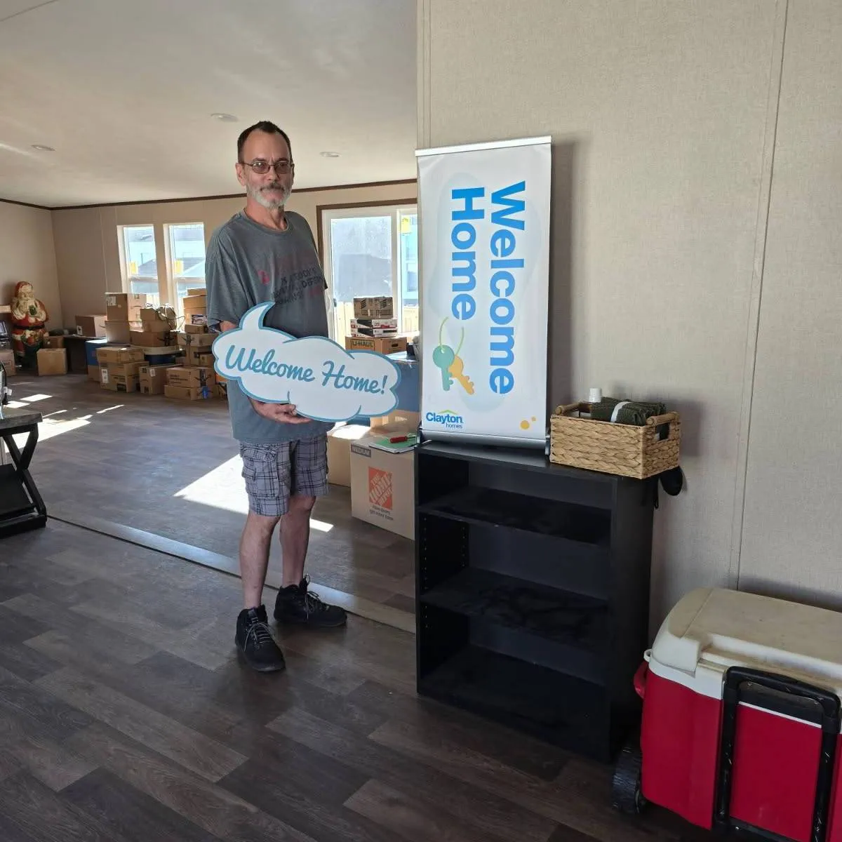 DWAYNE B. welcome home image